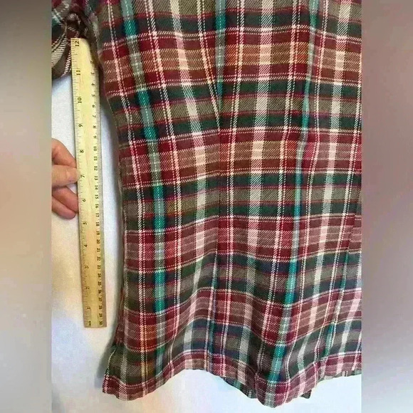 Women’s Patagonia 100% Organic Cotton Flannel Button Down Shirt Size 2 - Picture 8 of 9